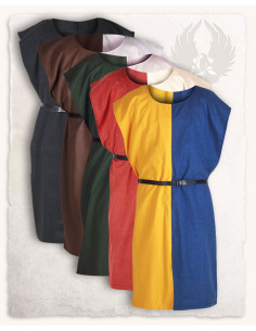 Sobrevesta medieval Ignaz, Rojo-Amarillo 2