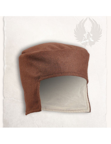 Mittelalterlicher brauner Mützenhut