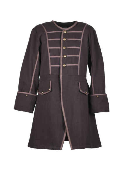 Braune Blackbeard-Piratenjacke