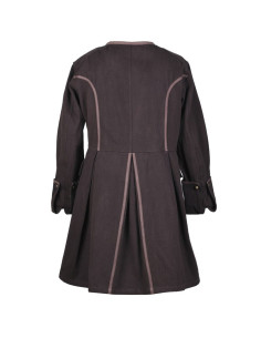 Braune Blackbeard-Piratenjacke 2