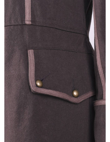 Chaqueta Pirata Barbanegra marrón