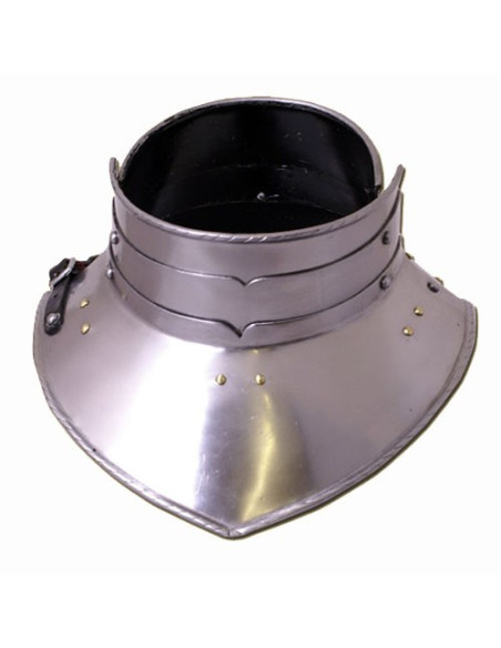 Verstelbare 13e eeuwse Franse gorget