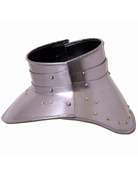 Verstelbare 13e eeuwse Franse gorget