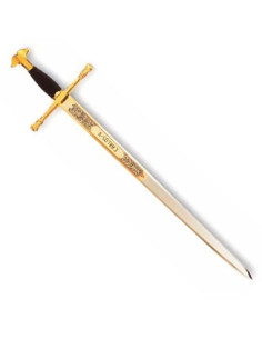 Gouden Carlos V zwaard, roestvrij staal