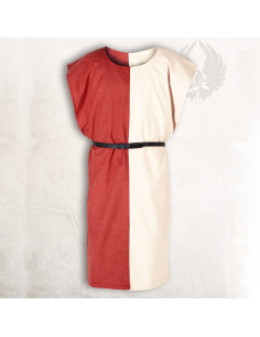 Mittelalterlicher Wappenrock Ignaz, Rot-Creme