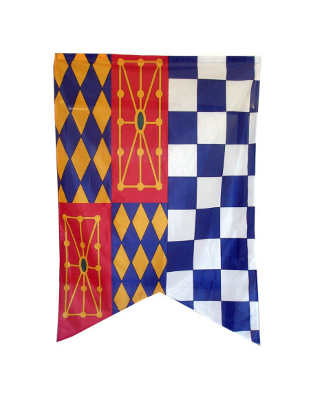 Mittelalterliche Bannerquadrate-Rhombus (150x100 cm.)