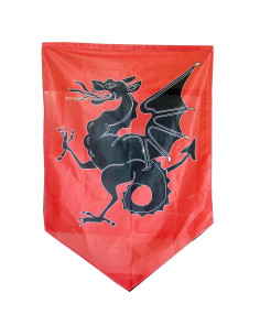 Mittelalterliches Drachenbanner (150x100 cm.)
