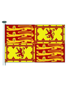 Mittelalterliche Flagge Richard Löwenherz