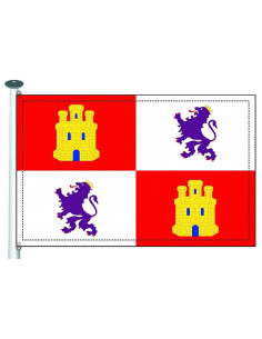 Castilien og Leóns flag (til udendørs) 2