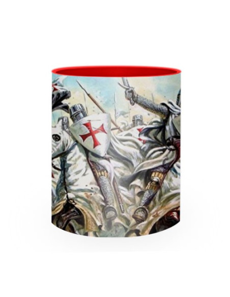 Keramisk krus kamp Knights Templar