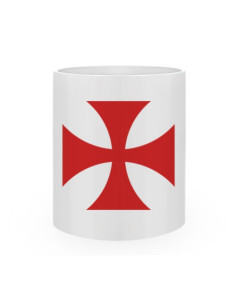 Taza de Cerámica Cruz Templaria 2