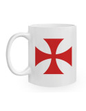 Taza de Cerámica Cruz Templaria