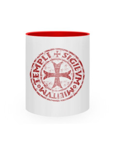 Taza de Cerámica Cruz-Sello Templarios 2