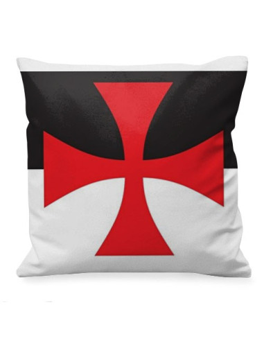 Middelalderlig Templar Cross Pate pude