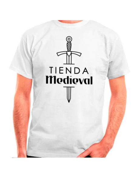 Wit T-shirt van Medieval-Shop