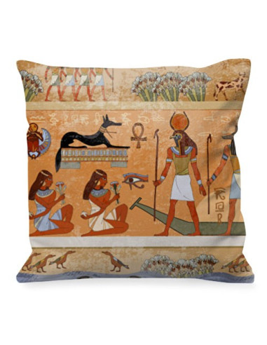 Cojín con Faraones y Dioses Egipcios