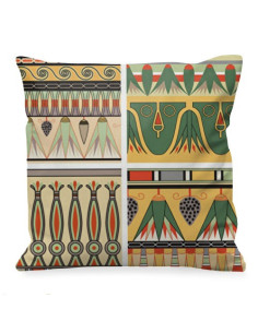 Pude med egyptisk dekoration