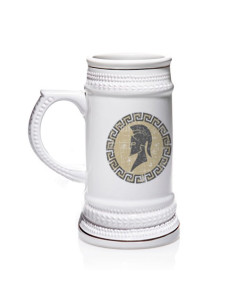 Jarra de cerveza Espartano Griego