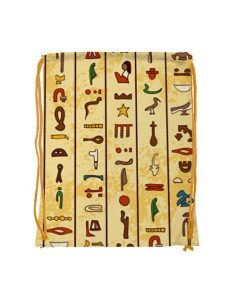 Vandtæt rygsæk med egyptisk streng (34x42 cm.)