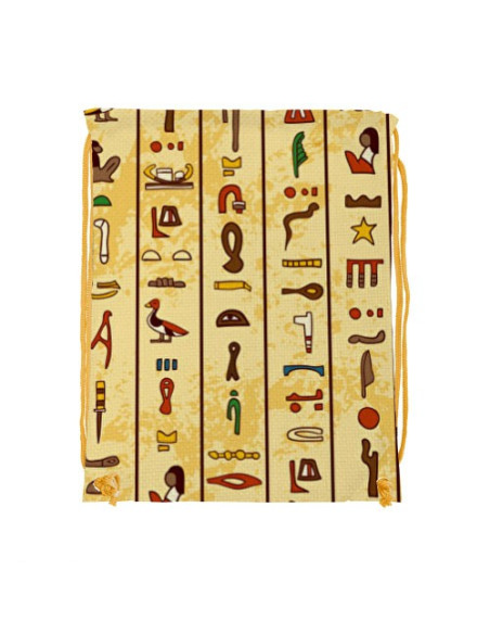 Waterdichte rugzak van Egyptisch touw (34x42 cm)
