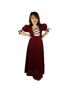 Vestido medieval de verano para niñas