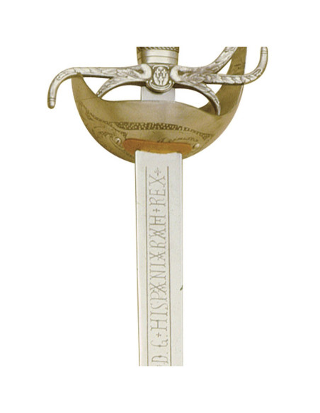 Carlos III. Goldenes Schwert mit Gravuren