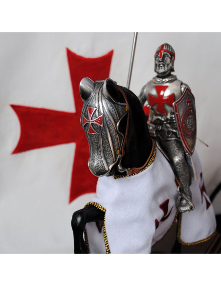 Caballero Templario a Caballo (33 cms.)