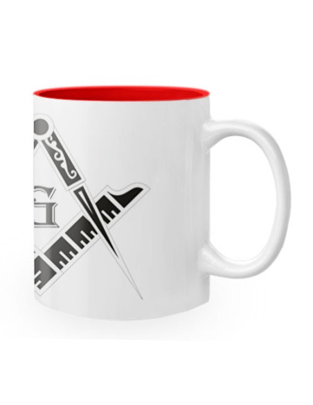 Taza Cerámica Símbolos Masónicos