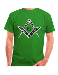 Vrijmetselaars Vierkant en Kompassen T-shirt