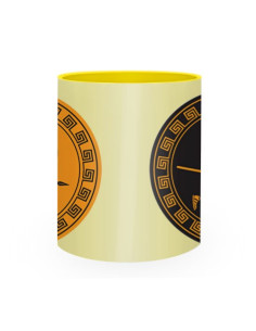 Taza Cerámica Guerreros Antigua Grecia 2