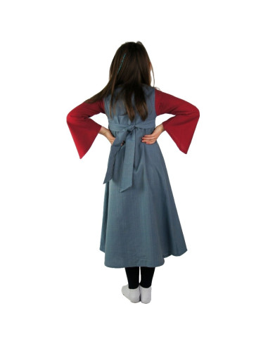 Vestido medieval bicolor para niñas