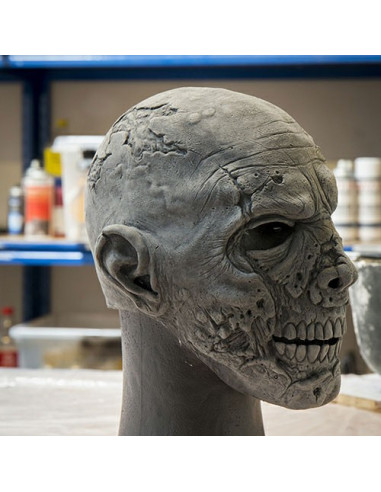 Zombie-Menschenkopfmaske (57-59 cm.)