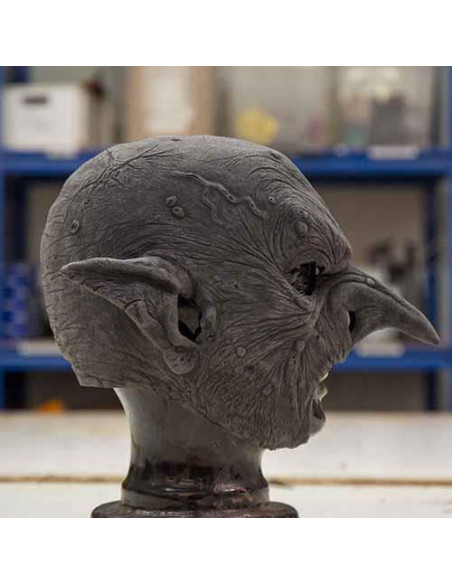 Unbemalte bösartige Goblin-Maske (57–59 cm). Unbemalte bösartige Goblin-Maske (57–59 cm).