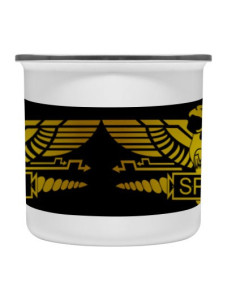 Taza latón esmaltado Vintage Legión Romana SPQR 2