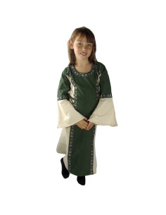 Zweifarbiges Kleid für Mädchen