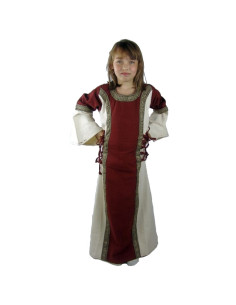 Zweifarbiges Kleid für Mädchen 2