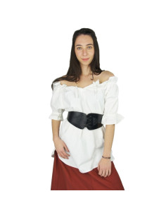 Kortærmet middelalderbluse 2