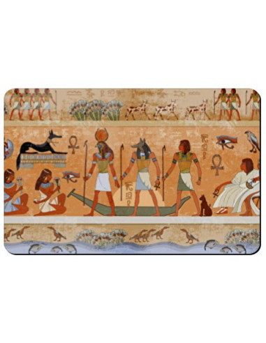 Imán flexible rectangular con Iconos Egipcios