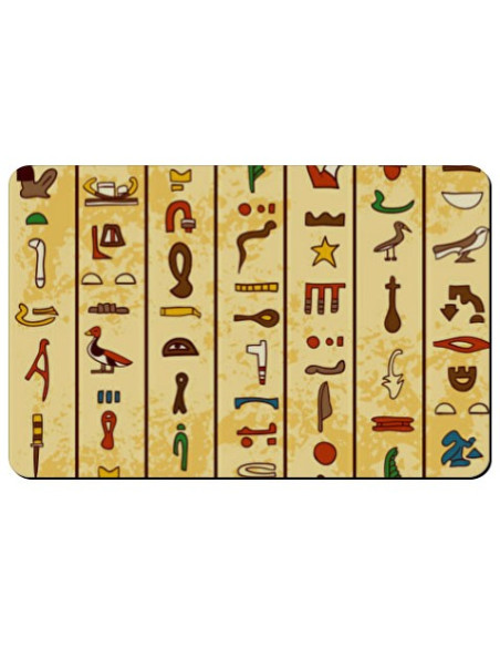 Rektangulære fleksible magnet egyptiske hieroglyffer