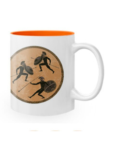 Taza Cerámica Guerreros Espartanos