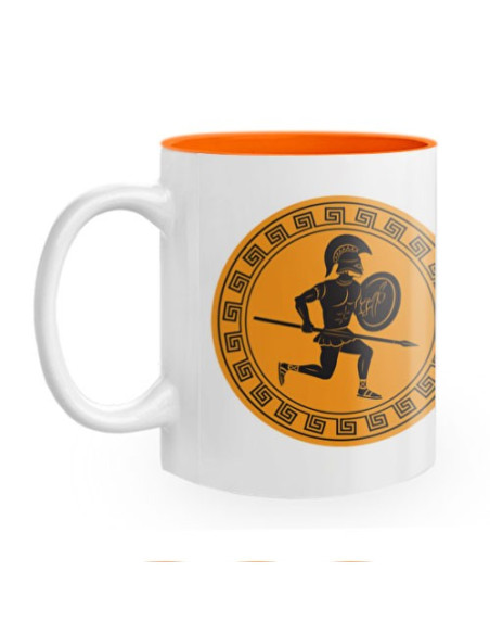 Taza Cerámica Guerreros Espartanos
