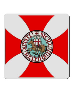 Knights Templar Paté Cross Magnet (7,4 x 7,4 cm.)