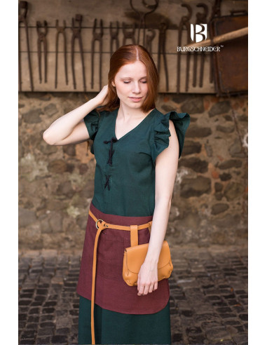 Vestido Medieval Mujer Agga Verde