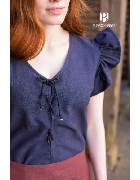 Vestido Medieval Mujer Agga Azul