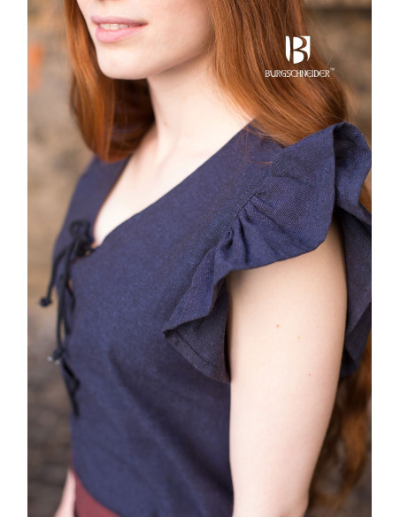 Vestido Medieval Mujer Agga Azul