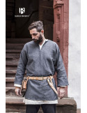Túnica Medieval Erik gris manga larga
