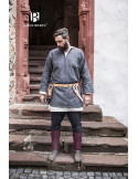 Túnica Medieval Erik gris manga larga