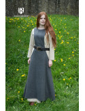 Túnica Medieval Mujer Albrun en Lana Gris