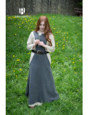 Túnica Medieval Mujer Albrun en Lana Gris