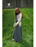 Túnica Medieval Mujer Albrun en Lana Gris